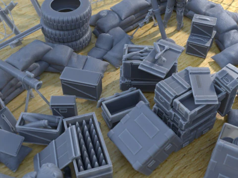 Anti tank barrage post 3D Print Model