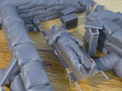 Anti tank barrage post 3D Print Model