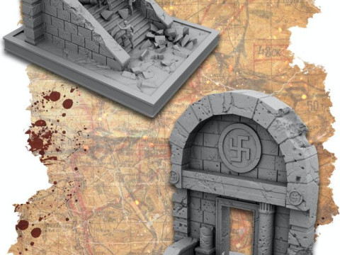 Soviet ww2 soldiers pack Modèles 3D en vedette