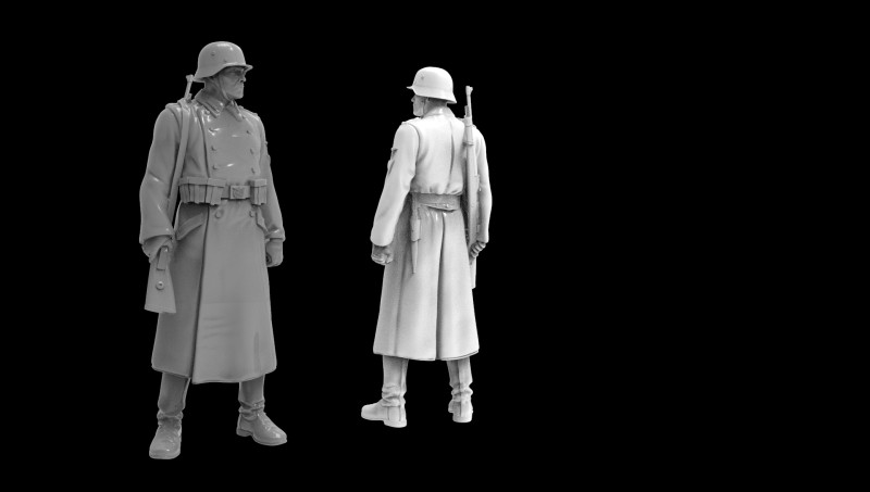 Nazi Rottenfuhrer 3Dプリントモデル .c4d .max .obj .3ds .fbx .stl .blend 