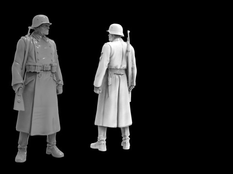 Nazi Rottenfuhrer 3Dプリントモデル