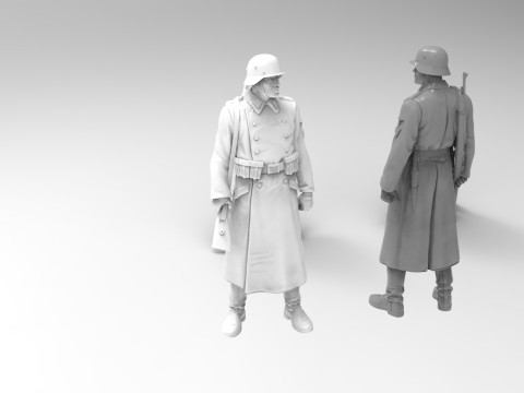 Nazi Rottenfuhrer 3Dプリントモデル