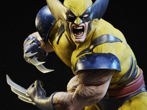 Xmen wolvrine assembly 3D 프린트 모델