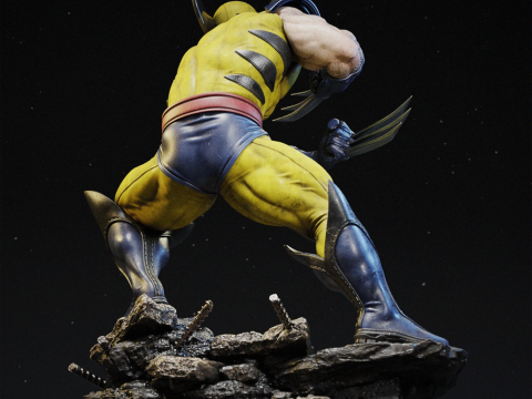 Xmen wolvrine assembly 3D 프린트 모델