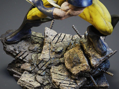 Xmen wolvrine assembly 3D Print Model