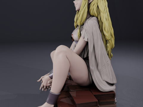 Serie Frieren beyond journeys assembly Modelo de Impressão 3D