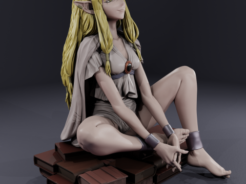 Serie Frieren beyond journeys assembly Modelo de Impressão 3D