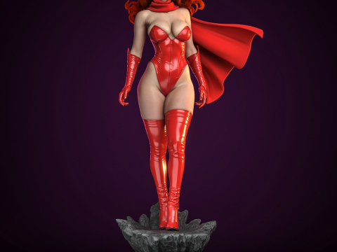 Scarlet Witch Assembly 3D Print Model