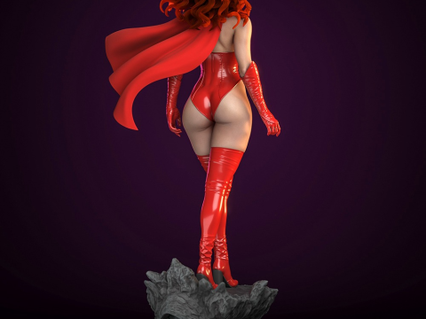 Scarlet Witch Assembly 3D Print Model