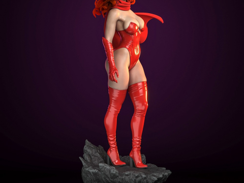 Scarlet Witch Assembly 3D Print Model