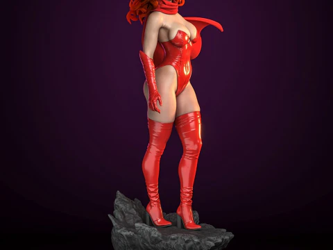 Scarlet Witch Assembly 3D Print Model