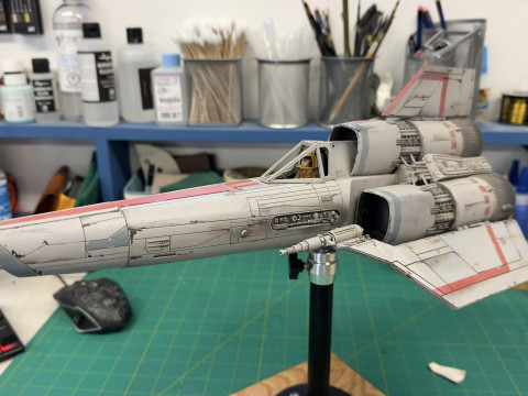 Battlestar Galactica Classic Colonial Viper Mk I Assembly 3D प्रिंट मॉडल