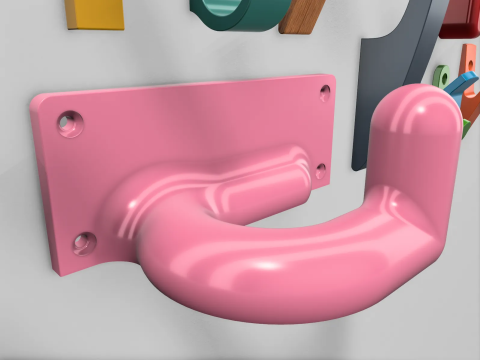 Wall hook pack 3D Print Model