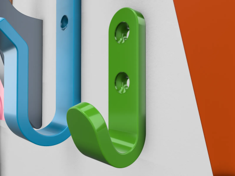 Wall hook pack 3D Print Model