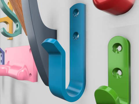 Wall hook pack 3D Print Model