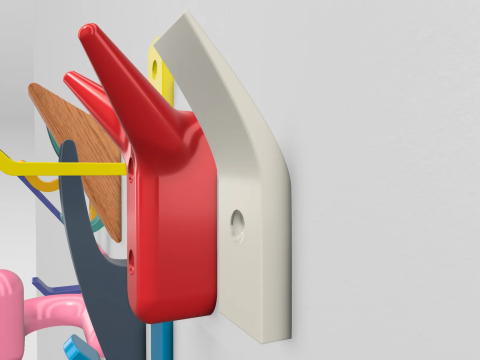Wall hook pack 3D Print Model