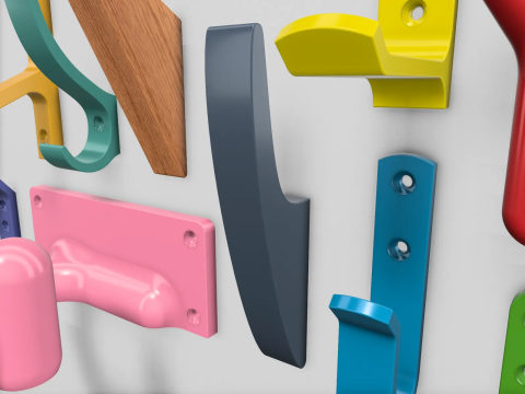 Wall hook pack 3D Print Model