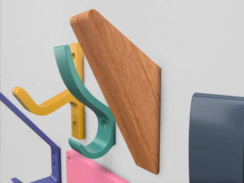 Wall hook pack 3D Print Model