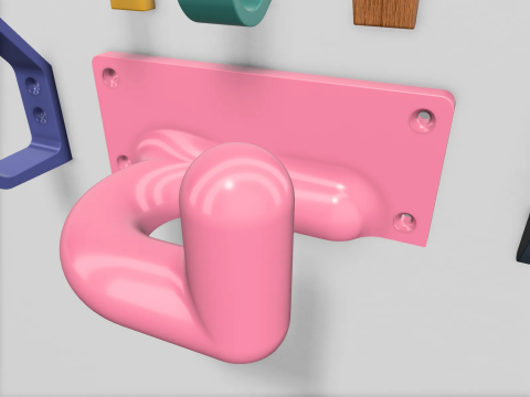 Wall hook pack 3D Print Model