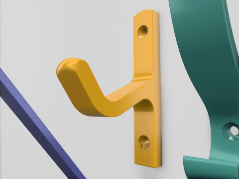 Wall hook pack 3D Print Model