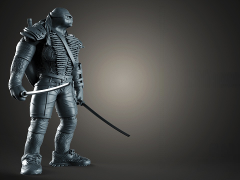 Teenage Mutant Ninja Turtles assembly Modelo de Impressão 3D