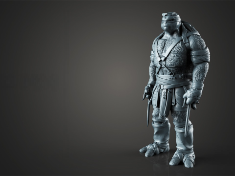 Teenage Mutant Ninja Turtles assembly Modelo de Impressão 3D
