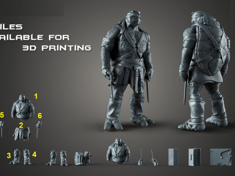 Teenage Mutant Ninja Turtles assembly Modelo de Impressão 3D