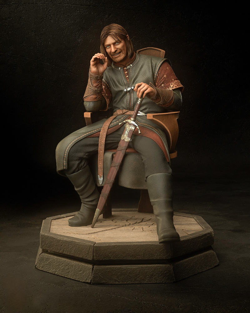 Boromir The Lord of the Rings assembly Modelo de Impressão 3D .c4d .max .obj .3ds .fbx .stl .blend 