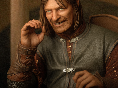 Boromir The Lord of the Rings assembly Modelo de Impressão 3D