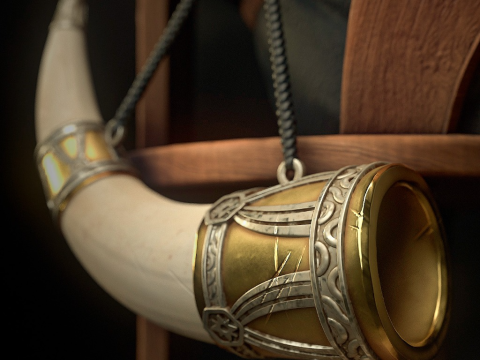 Boromir The Lord of the Rings assembly Modelo de Impressão 3D