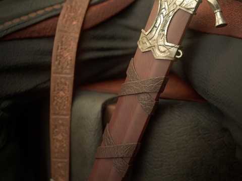 Boromir The Lord of the Rings assembly Modelo de Impressão 3D