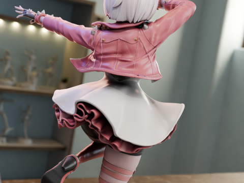 Elphelt Valentine Guilty Gear Modelo de Impressão 3D