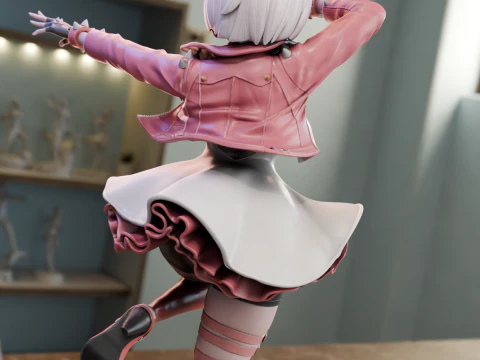 Elphelt Valentine Guilty Gear 3D Print Model