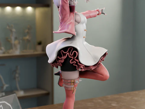 Elphelt Valentine Guilty Gear 3D Print Model
