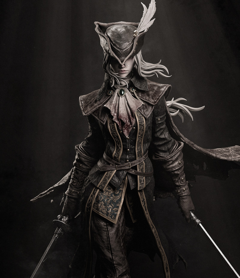 Lady Maria of the Astral Clocktower Assembly 3D प्रिंट मॉडल .c4d .max .obj .3ds .fbx .stl .blend 