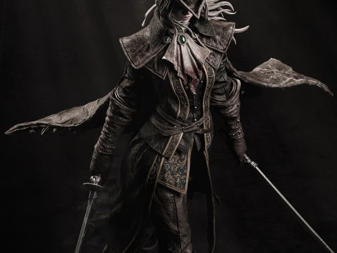 Lady Maria of the Astral Clocktower Assembly 3D Print Model
