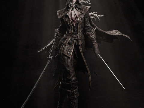 Lady Maria of the Astral Clocktower Assembly 3D प्रिंट मॉडल
