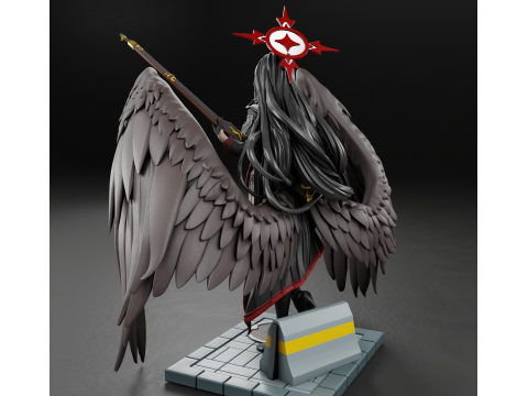 Hanekawa Hasumi Assembly 3D Print Model
