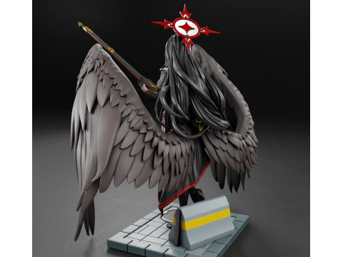 Hanekawa Hasumi Assembly 3D Print Model