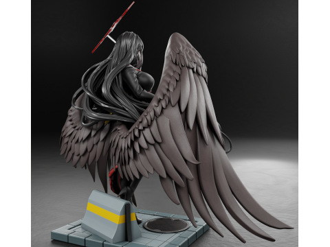 Hanekawa Hasumi Assembly 3D Print Model