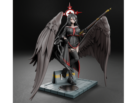 Hanekawa Hasumi Assembly 3D Print Model