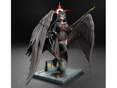 Hanekawa Hasumi Assembly 3D Print Model