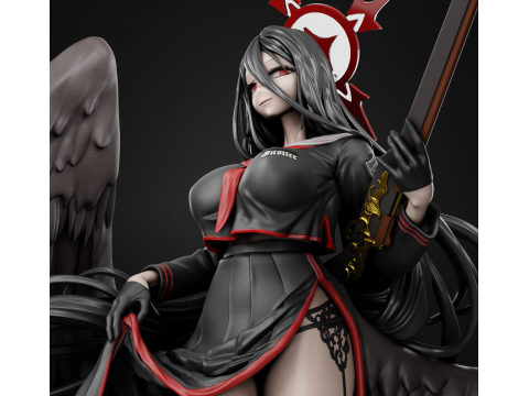 Hanekawa Hasumi Assembly 3D Print Model