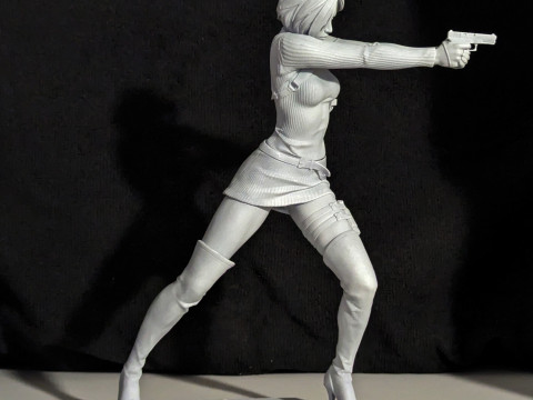 Ada Wong Resident Evil Assembly 3D Print Model