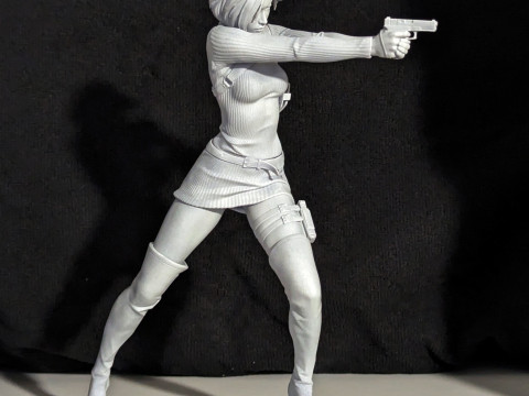 Ada Wong Resident Evil Assembly 3D Print Model