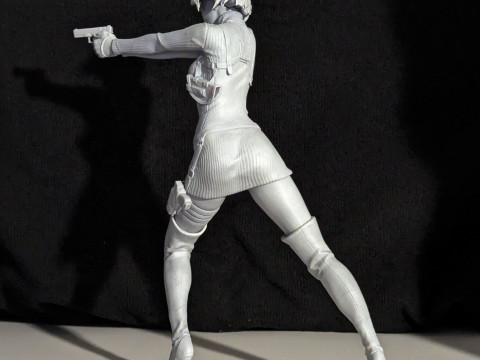 Ada Wong Resident Evil Assembly 3D Print Model