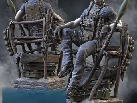 Soap COD Assembly 3D Print Model