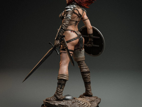 Red Sonja Assembly 3D Print Model