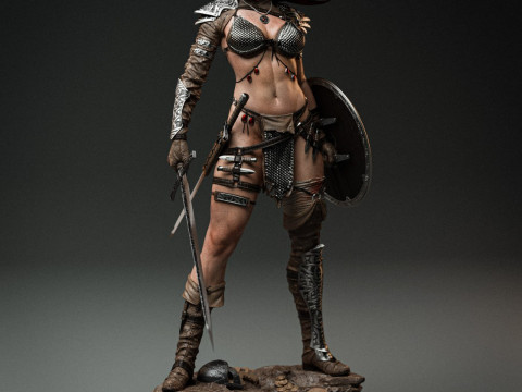 Red Sonja Assembly 3D Print Model