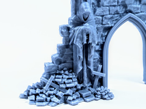 War Roadblock scenery Assembly 3D Print Model
